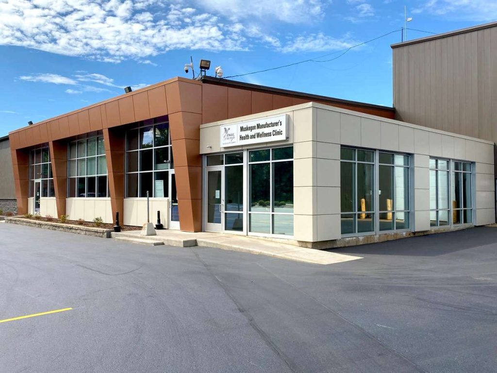 Health Clinic: outside view