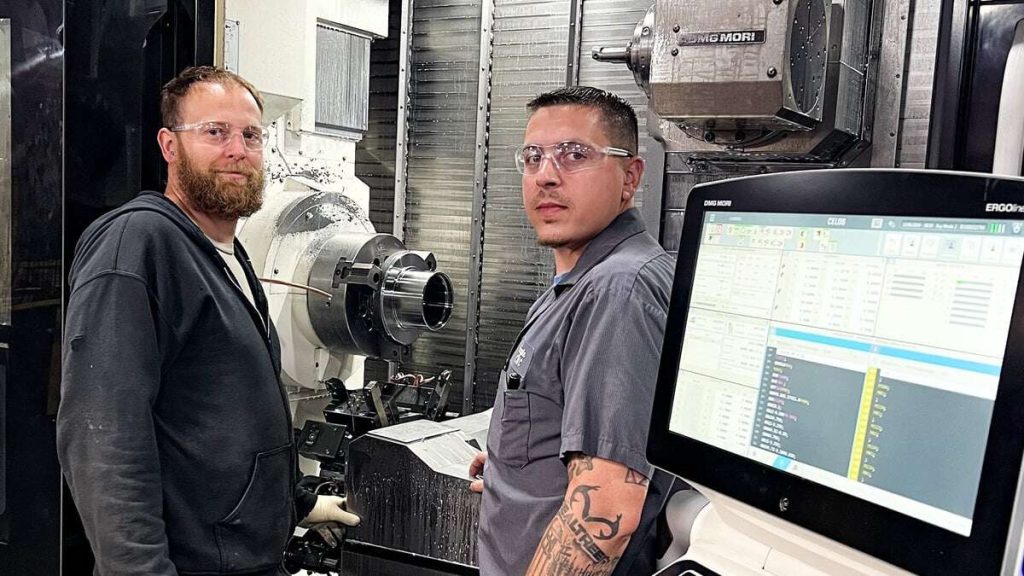 Eagle CNC set up operator and first shift lead at the DMG Mori NTX 2500