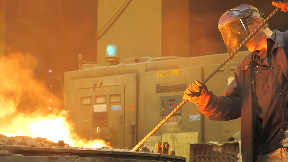 Shell molding: melting